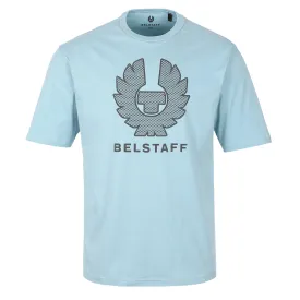 Belstaff Hex Phoenix T-Shirt in Skyline Blue