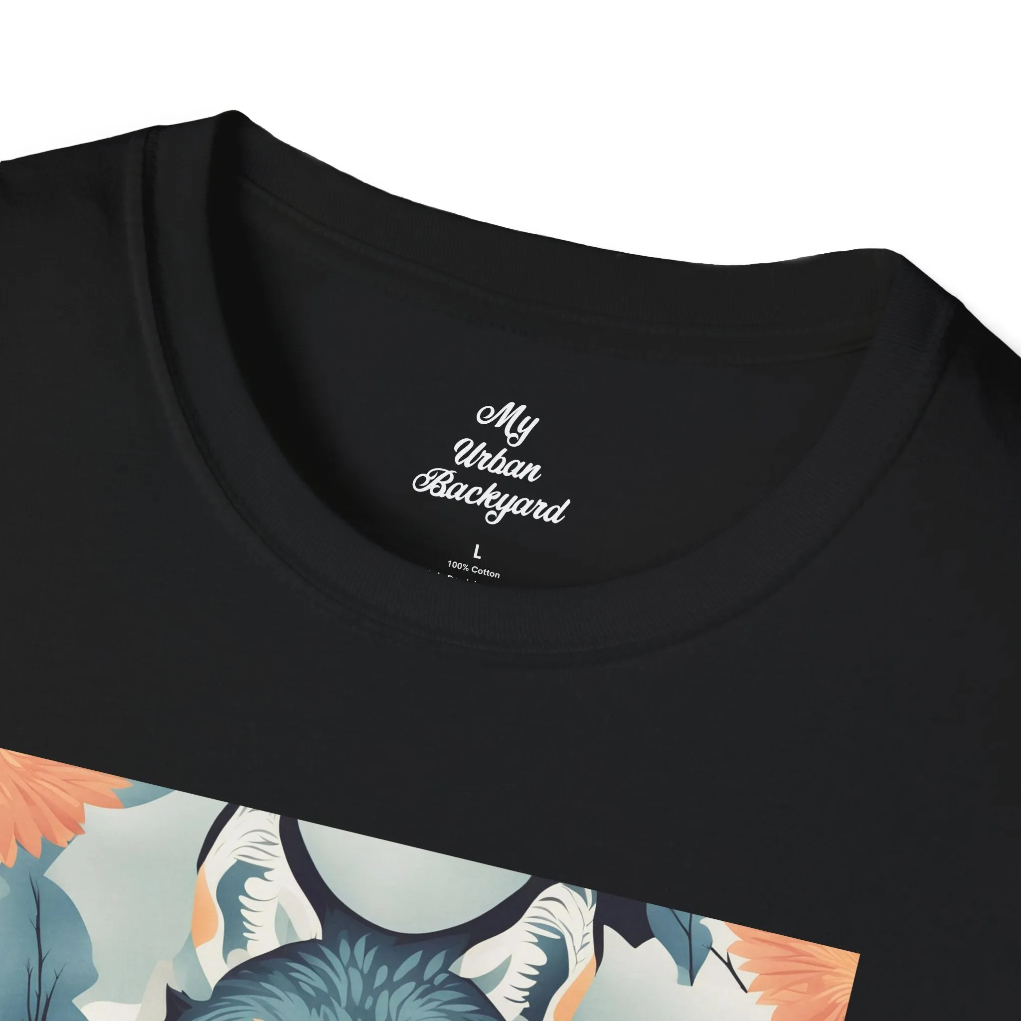 Blue Wolf, Soft 100% Cotton T-Shirt, Unisex, Short Sleeve, Classic Fit