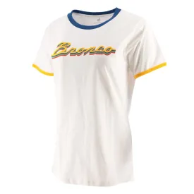 Ford Bronco Women's Vintage Multi-Color Ringer T-Shirt