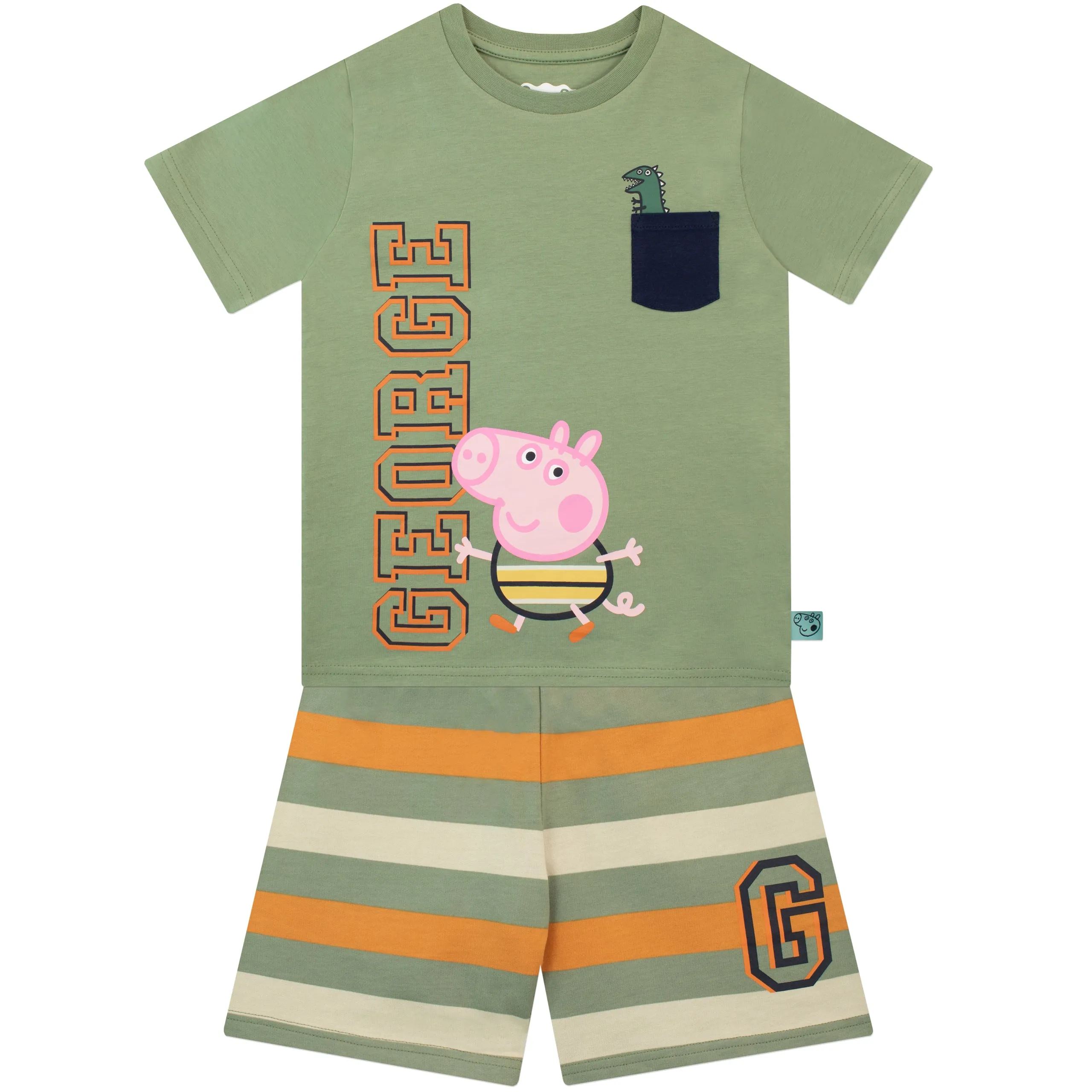 George Pig T-shirt and Shorts Set