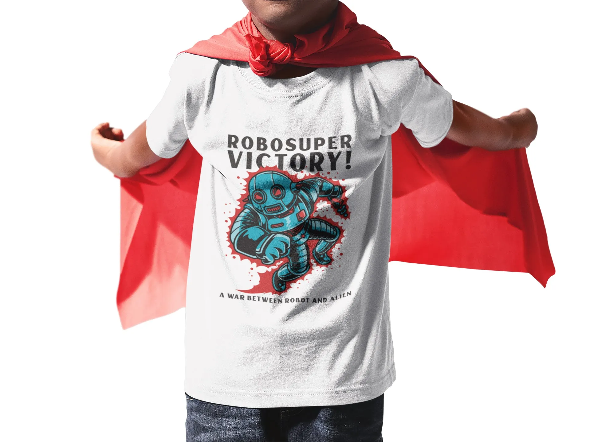 Kids Boys Robosuper Victory T-Shirt