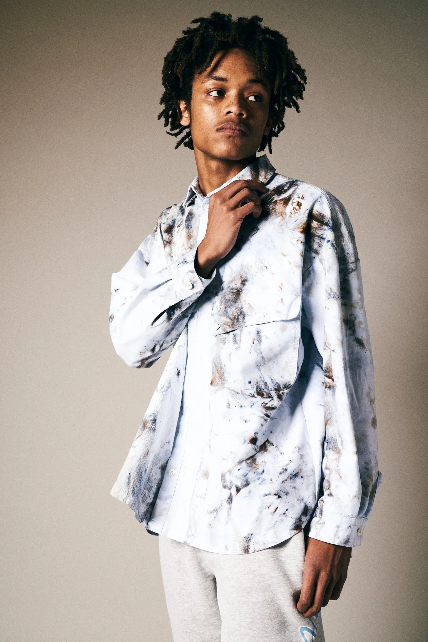 Paneled Utility Shirt