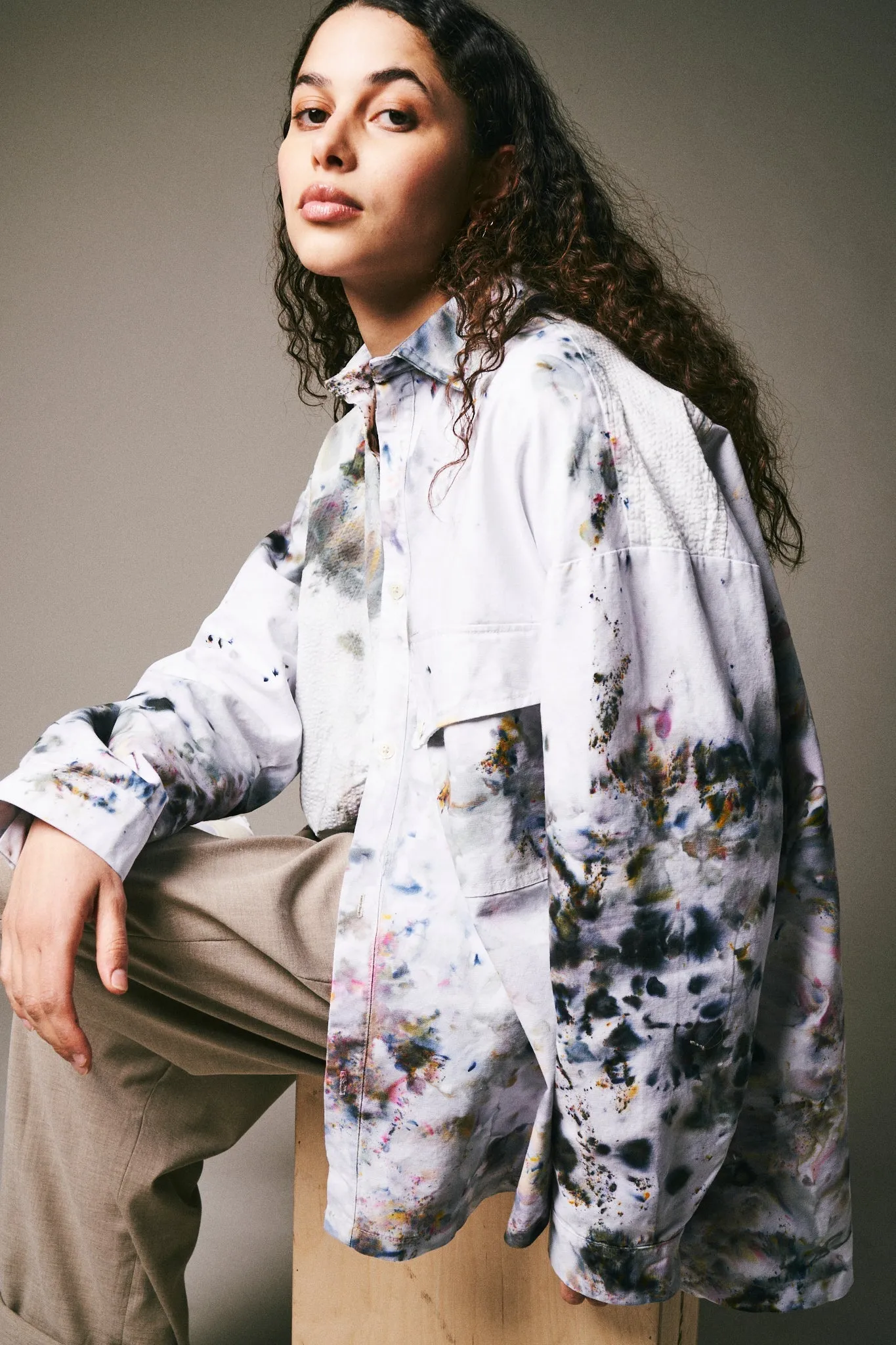 Paneled Utility Shirt
