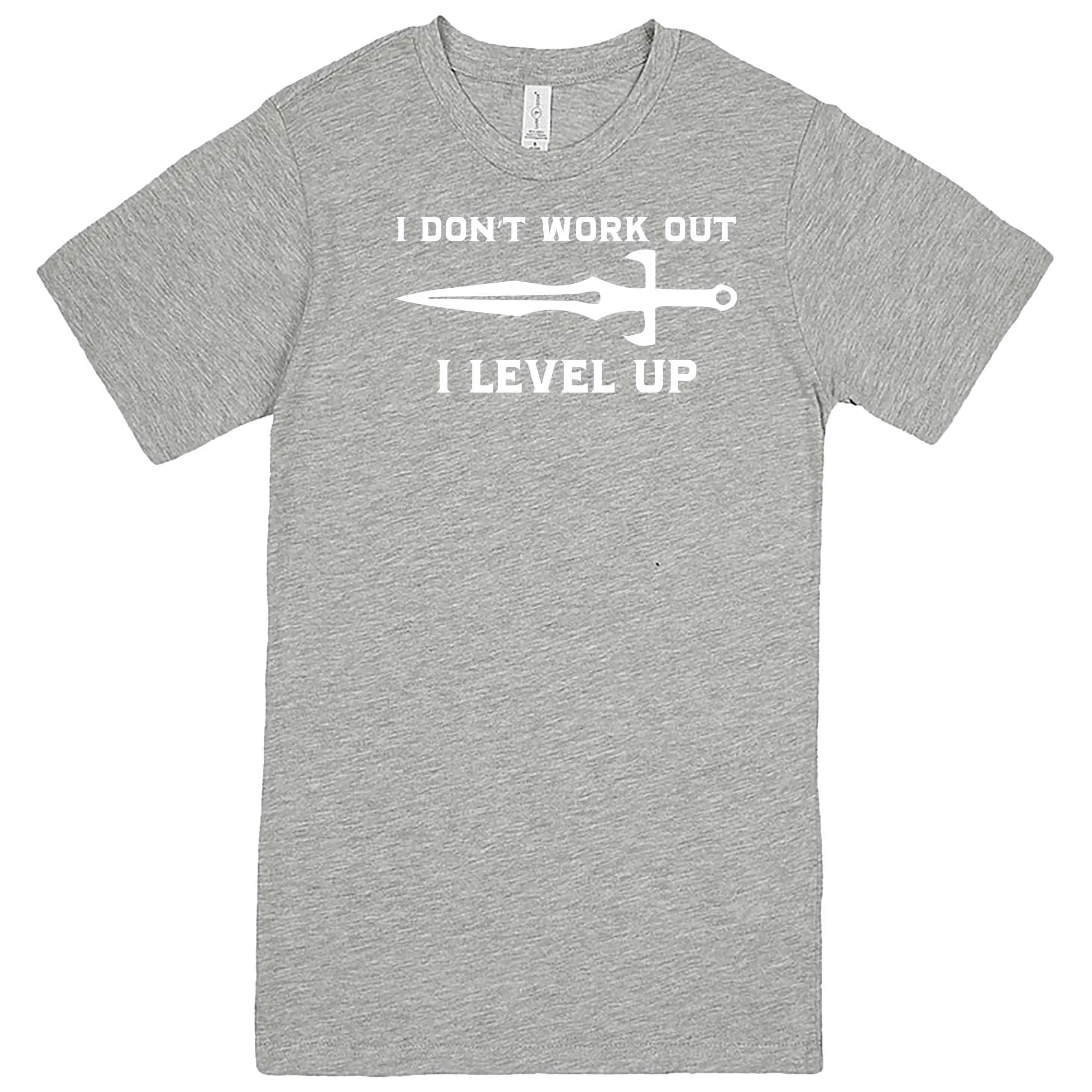 "I Don't Work Out, I Level Up - RPGs" men's t-shirt