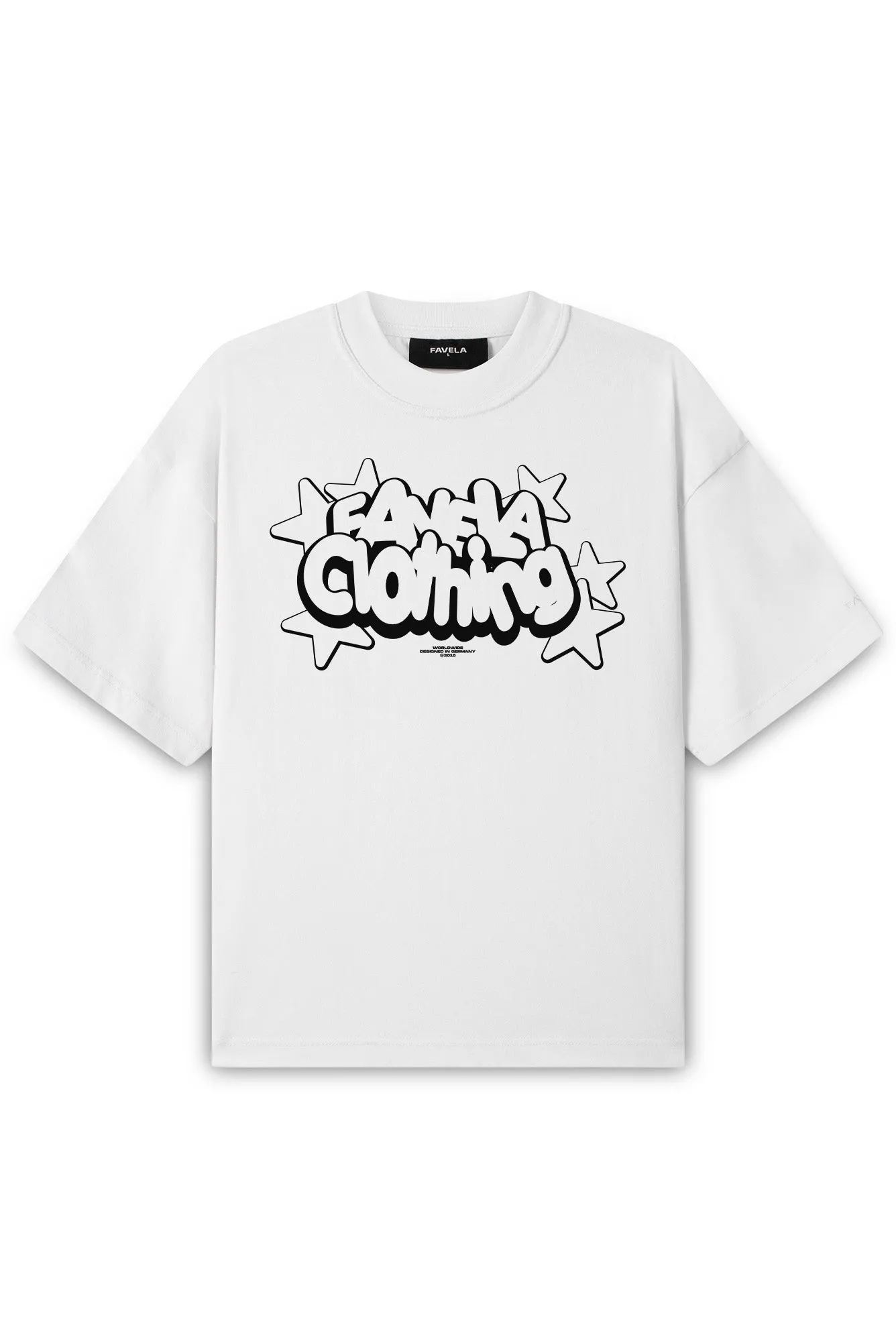 ROUNDED WHITE T-SHIRT
